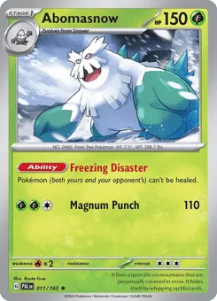 Abomasnow 011/193 Paldea Evolved