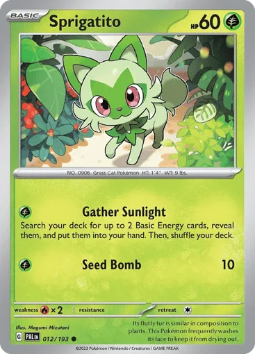 Sprigatito 012/193 Paldea Evolved