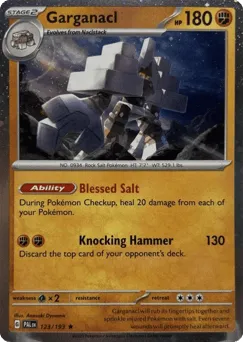 Garganacl 123/193 Cosmos Holo Paldea Evolved