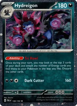 Hydreigon 140/193 Cosmos Holo Paldea Evolved