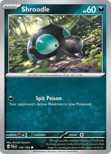 Shroodle 145/193 Paldea Evolved