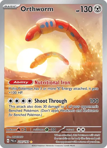 Orthworm 224/193 Paldea Evolved