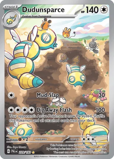 Dudunsparce 229/193 Paldea Evolved