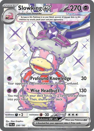Slowking ex 238/193 Paldea Evolved