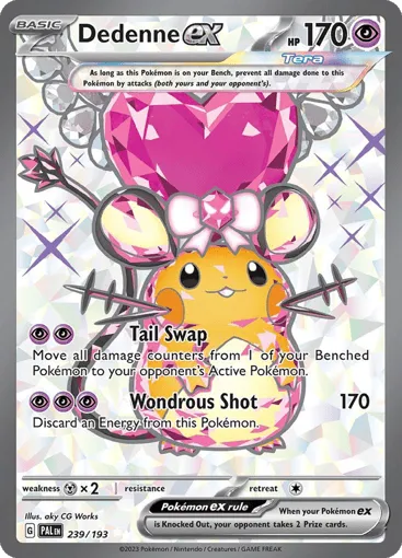 Dedenne ex 239/193 Paldea Evolved
