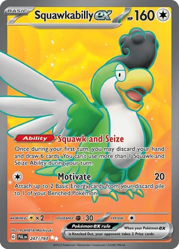 Squawkabilly ex 247/193 Paldea Evolved