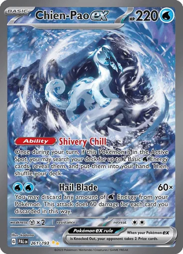 Chien-Pao ex 261/193 Paldea Evolved