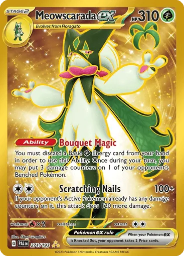 Meowscarada ex 271/193 Paldea Evolved