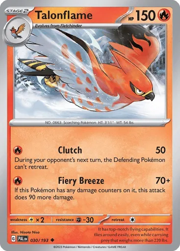Talonflame 030/193 Paldea Evolved