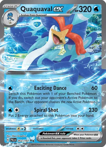 Quaquaval ex 052/193 Paldea Evolved