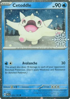 Cetoddle 053/193 Snowflake Stamp Paldea Evolved