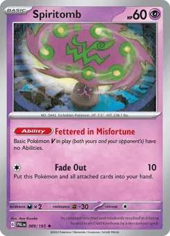 Spiritomb 089/193 Paldea Evolved