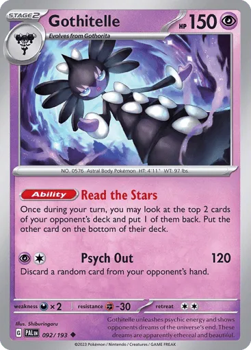 Gothitelle 092/193 Paldea Evolved