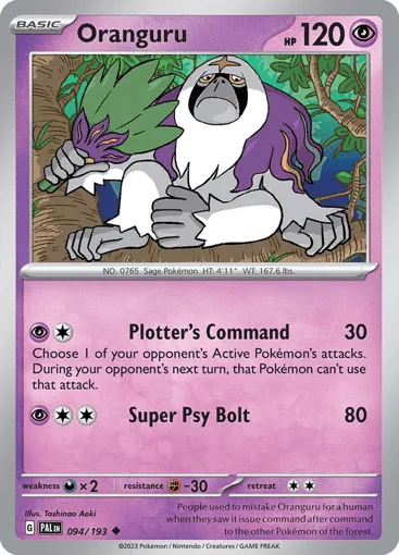 Oranguru 094/193 Paldea Evolved