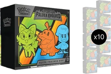 Paldea Evolved Elite Trainer Box Case