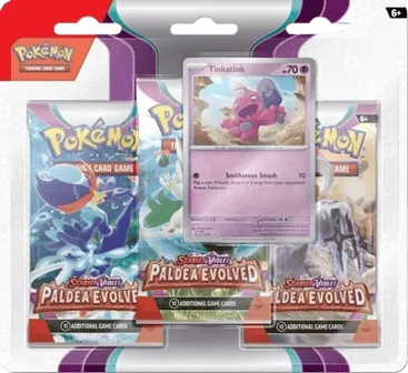 Paldea Evolved 3-Pack Blister - Tinkatink