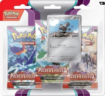 Paldea Evolved 3-Pack Blister - Varoom