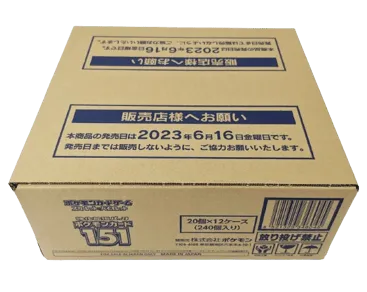 Pokémon Card 151 Booster Box Case