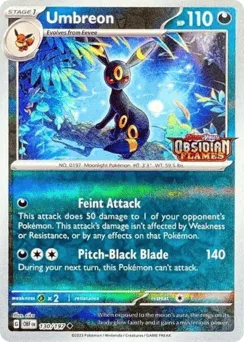 Umbreon 130/197 Expansion Stamp Obsidian Flames