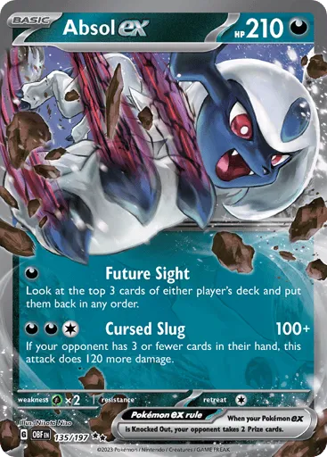 Absol ex 135/197 Obsidian Flames