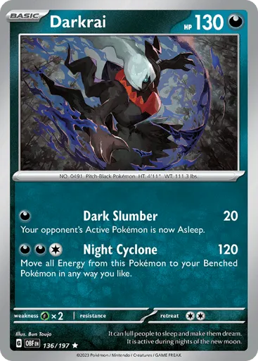 Darkrai 136/197 Obsidian Flames