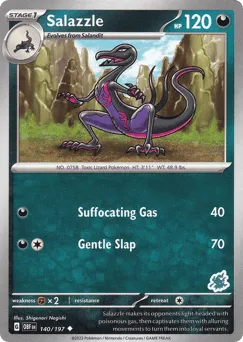 Salazzle 140/197 Darkrai Stamp Obsidian Flames