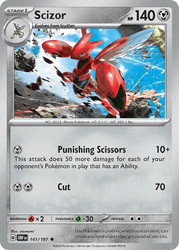 Scizor 141/197 Obsidian Flames