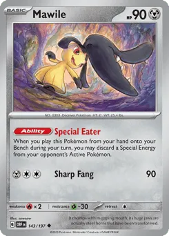Mawile 143/197 Obsidian Flames