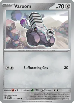 Varoom 155/197 Obsidian Flames