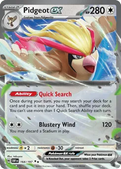 Pidgeot ex 164/197 Obsidian Flames