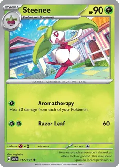 Steenee 017/197 Obsidian Flames