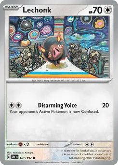 Lechonk 181/197 Obsidian Flames