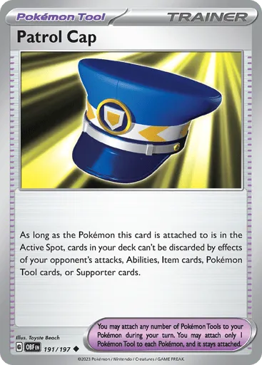 Patrol Cap 191/197 Obsidian Flames