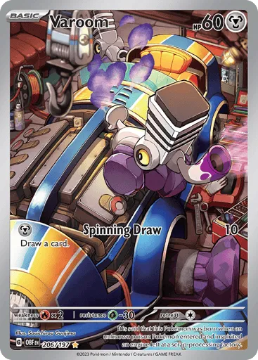 Varoom 206/197 Obsidian Flames