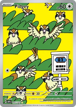 Pidgey 207/197 Obsidian Flames