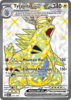 Tyranitar ex 211/197 Obsidian Flames