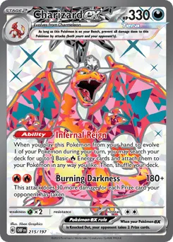 Charizard ex 215/197 Obsidian Flames