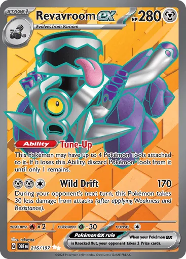 Revavroom ex 216/197 Obsidian Flames
