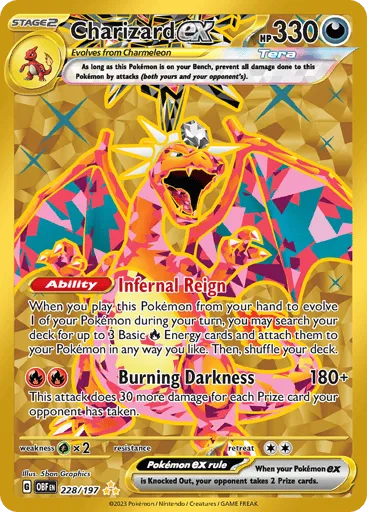 Charizard ex 228/197 Obsidian Flames
