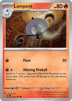 Lampent 037/197 Obsidian Flames