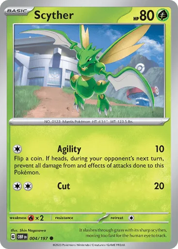 Scyther 004/197 Obsidian Flames