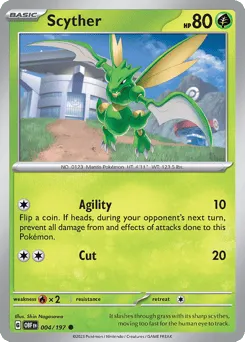 Scyther 004/197 Obsidian Flames