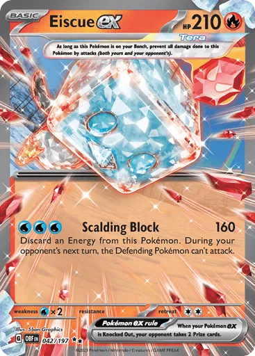 Eiscue ex 042/197 Obsidian Flames
