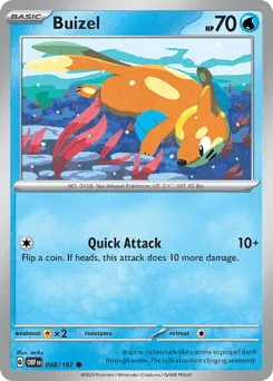 Buizel 048/197 Obsidian Flames