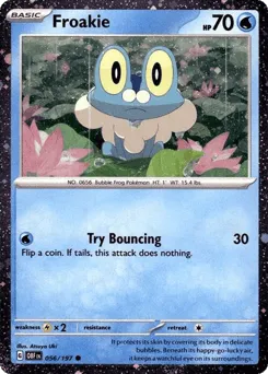 Froakie 056/197 Cosmos Holo Obsidian Flames