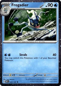 Frogadier 057/197 Cosmos Holo Obsidian Flames