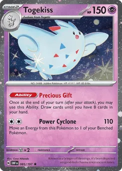 Togekiss 085/197 Cosmos Holo Obsidian Flames