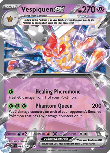 Vespiquen ex 096/197 Obsidian Flames
