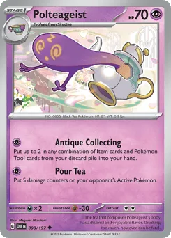 Polteageist 098/197 Obsidian Flames