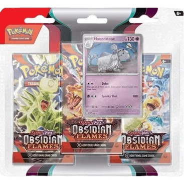 Obsidian Flames 3-Pack Blister - Houndstone